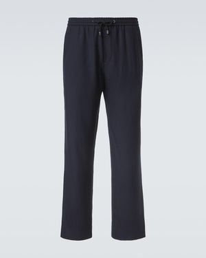 God's True Cashmere Soul Cashmere Straight Trousers - Blue