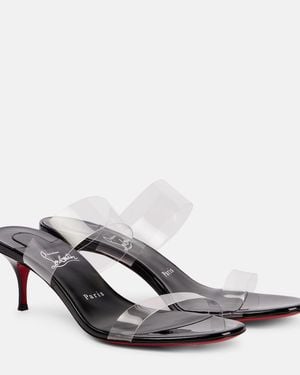 Christian Louboutin Just Nothing 55 Pvc Sandals - White