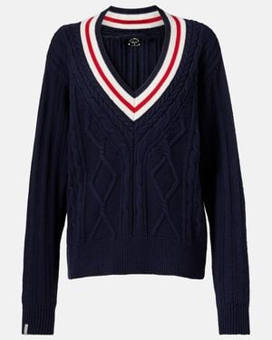 The Upside Renshaw Josette Cotton Sweater - Blue