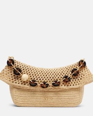 Loewe Paula's Ibiza Ola Medium Shoulder Bag - Natural