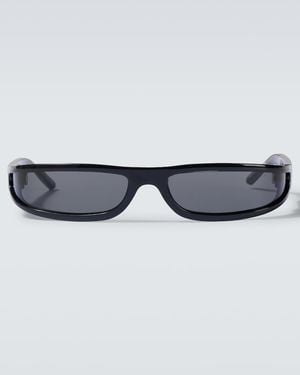Rick Owens Fog Rectangular Sunglasses - Blue