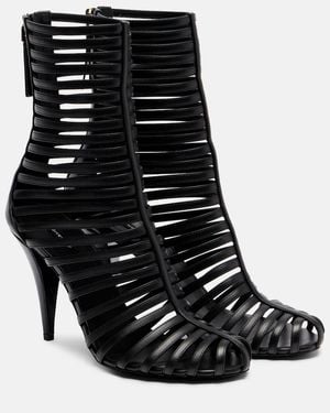 Givenchy 95 Leather Ankle Boots - Black