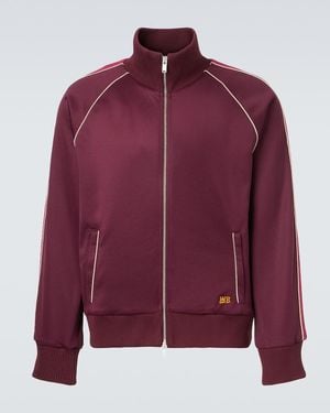 Wales Bonner Essence Jersey Track Jacket - Purple
