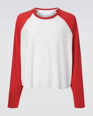 The Row Jameson Cotton Jersey T-Shirt - Red