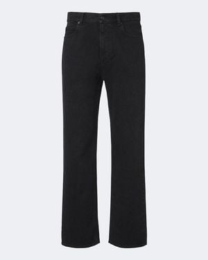 The Row Vanya Straight Jeans - Black