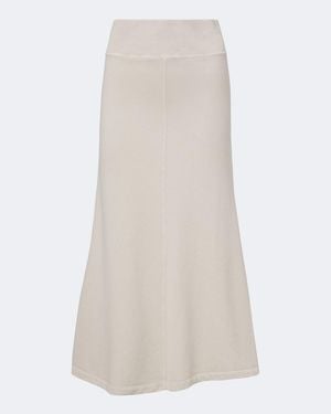 Isabel Marant Solkia Cotton Jersey Maxi Skirt - Natural