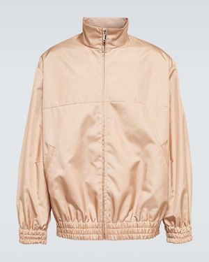 Valentino Oversized Satin Jacket - Natural