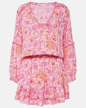 Poupette Printed Minidress - Pink