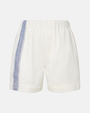 JW Anderson Linen Shorts - White