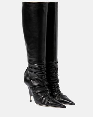Blumarine Godiva Knee-High Boots - Black