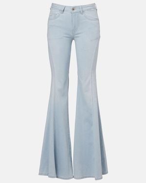AG Jeans Ibiza High-Rise Flared Jeans - Blue