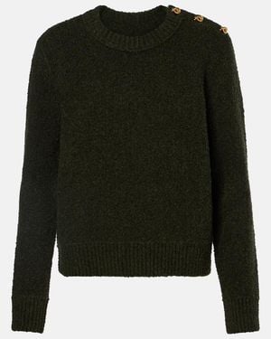 Bottega Veneta Knot Boucle Sweater - Green