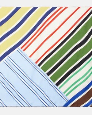 Loewe Tuch Aus Seiden-Twill - Blau