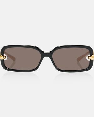 Bottega Veneta Knot Aviator Sunglasses - Brown