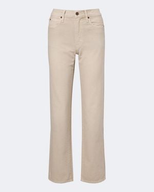 SLVRLAKE Denim Kendra Straight Jeans - Natural
