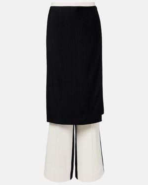 Phoebe Philo Weite Hose - Schwarz