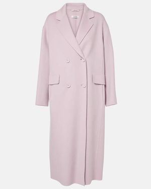 Max Mara Mantel Favola Aus Schurwolle - Pink