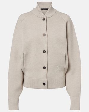 Jacquemus Cardigan Lavande Aus Einem Wollgemisch - Natur