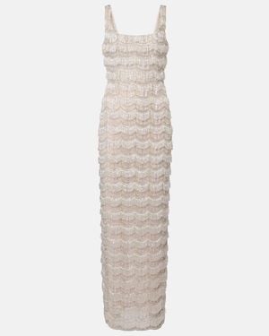 Rachel Gilbert Sadie Embellished Gown - White