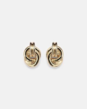 STONE AND STRAND 14Kt Earrings - White