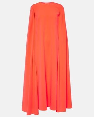 ROKSANDA Twiggy Caped Midi Dress - Red