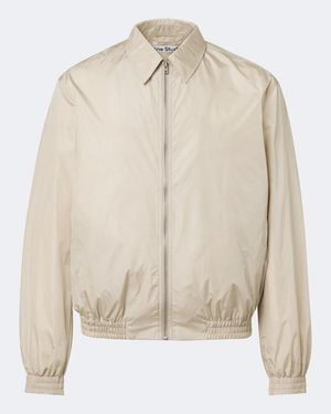 Acne Studios Logo Blouson Jacket - Natural
