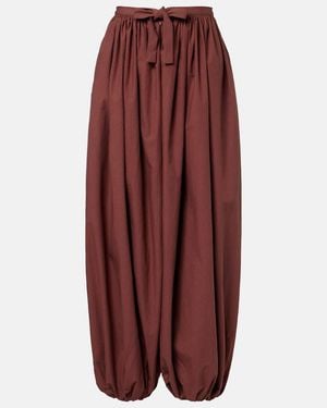 Christopher Esber Cotton Balloon Trousers - Red