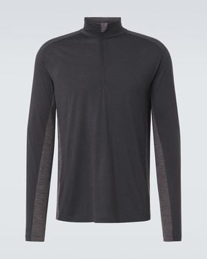 Sease Ski-Baselayer Runner Aus Schurwolle - Schwarz