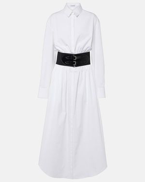 Alaïa Shirt Dresses - White
