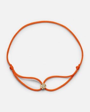 Octavia Elizabeth Pulsera Parachute Nesting Gem De Oro De 18 Ct Con Diamante - Blanco