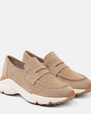 Tod's Suede Sneakers - Natural