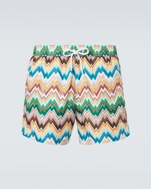 Missoni Zigzag Swim Trunks - Multicolour