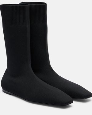 TOTEME Sock Boots - Black