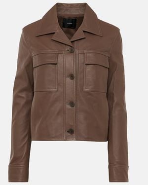 JOSEPH Leather Jacket - Brown
