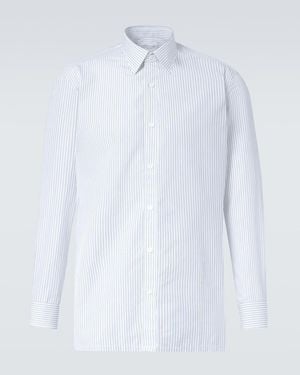 Charvet Striped Cotton Shirt - White