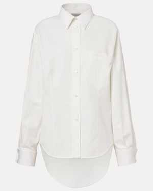 Balenciaga Hemd Aus Popeline - Weiß
