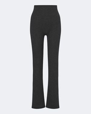 Leset Gerade Hose Lauren Aus Jersey - Grau