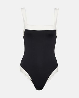 Marysia Swim Bianco Maillot Square Neck Swimsuit - Black