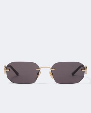 Gucci Rectangular Sunglasses - Brown