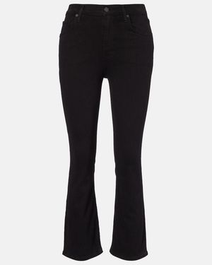 Citizens of Humanity Isola Mid-Rise Bootcut Jeans - Black