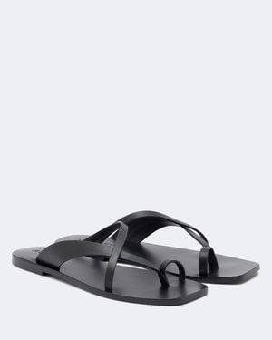A.Emery Sandalen Phyllis Aus Leder - Schwarz