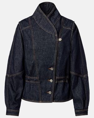 Isabel Marant Dolie Denim Jacket - Blue
