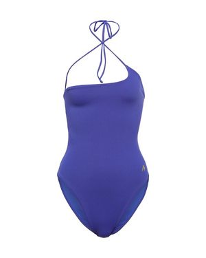 The Attico Strappy Swimsuit - Blue