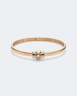 Piaget Possession Decor Palace 18Kt Rose Bangle With Diamond - White