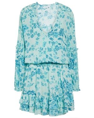 Poupette Ilona Floral Minidress - Blue