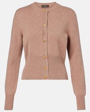 Loro Piana Pullover Rose Island Aus Kaschmir Und Leinen - Natur