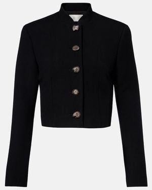 The Row Bellamy Virgin Wool Jacket - Black