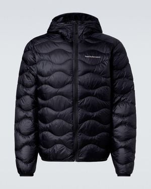 Peak Performance Helium Hooded Down Jacket - Blue