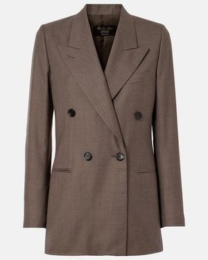 Loro Piana Aurora Virgin Wool Blazer - Brown