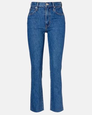 SLVRLAKE Denim Jeans Slim Hero Cropped - Azul